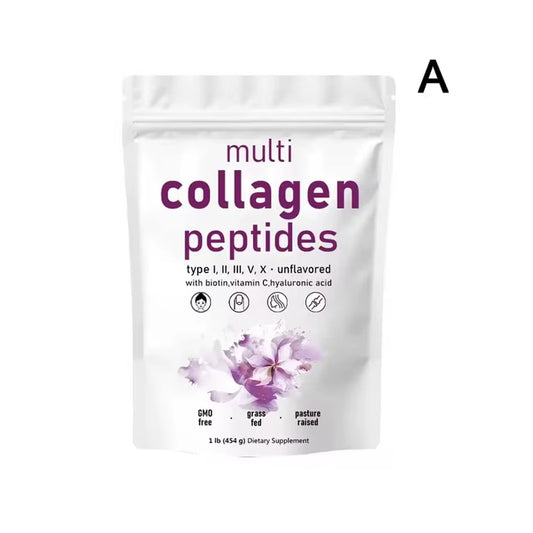 New 453G Multi Collagen Peptide Powder Tightens Skin Antiwrinkle Firmness Elasticity Moisturizes Skin Gifts