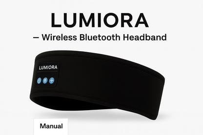 Discover Ultimate Comfort with the Lumiora Wireless Audio Headband - Your Go-To for Hands-Free Listening!
