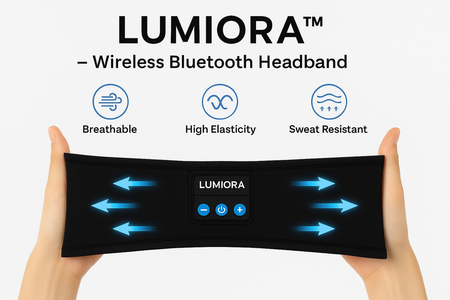 Discover Ultimate Comfort with the Lumiora Wireless Audio Headband - Your Go-To for Hands-Free Listening!